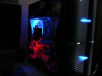 My PC with my new red LEDs