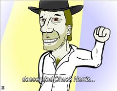 chuck norris in The Ultimate Showdown 
