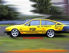 Yellow Alfa Romeo GTV6